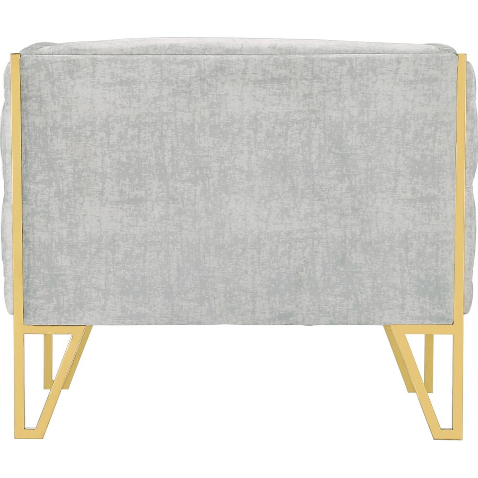 knightley gray gold chair   