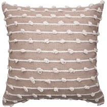 knotty dune light brown accent pillow   
