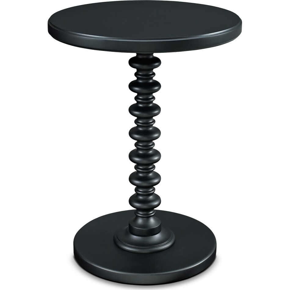 Kobi Accent Table Black Value City Furniture