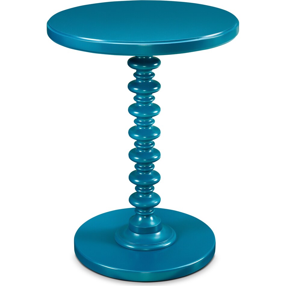 kobi blue accent table   