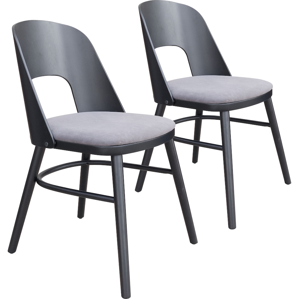 kodan black dining chair   