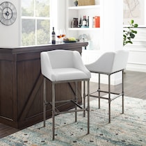 kofi white bar stool   