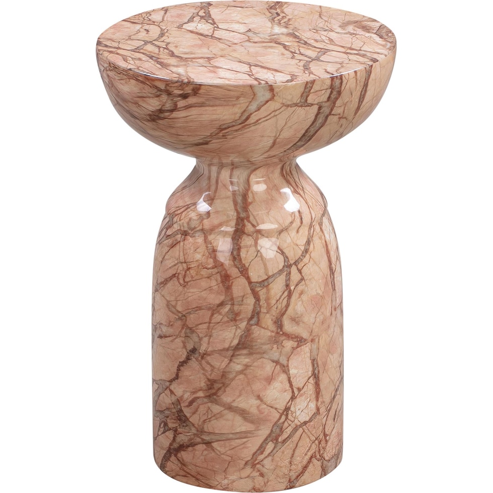 koi pink accent table   