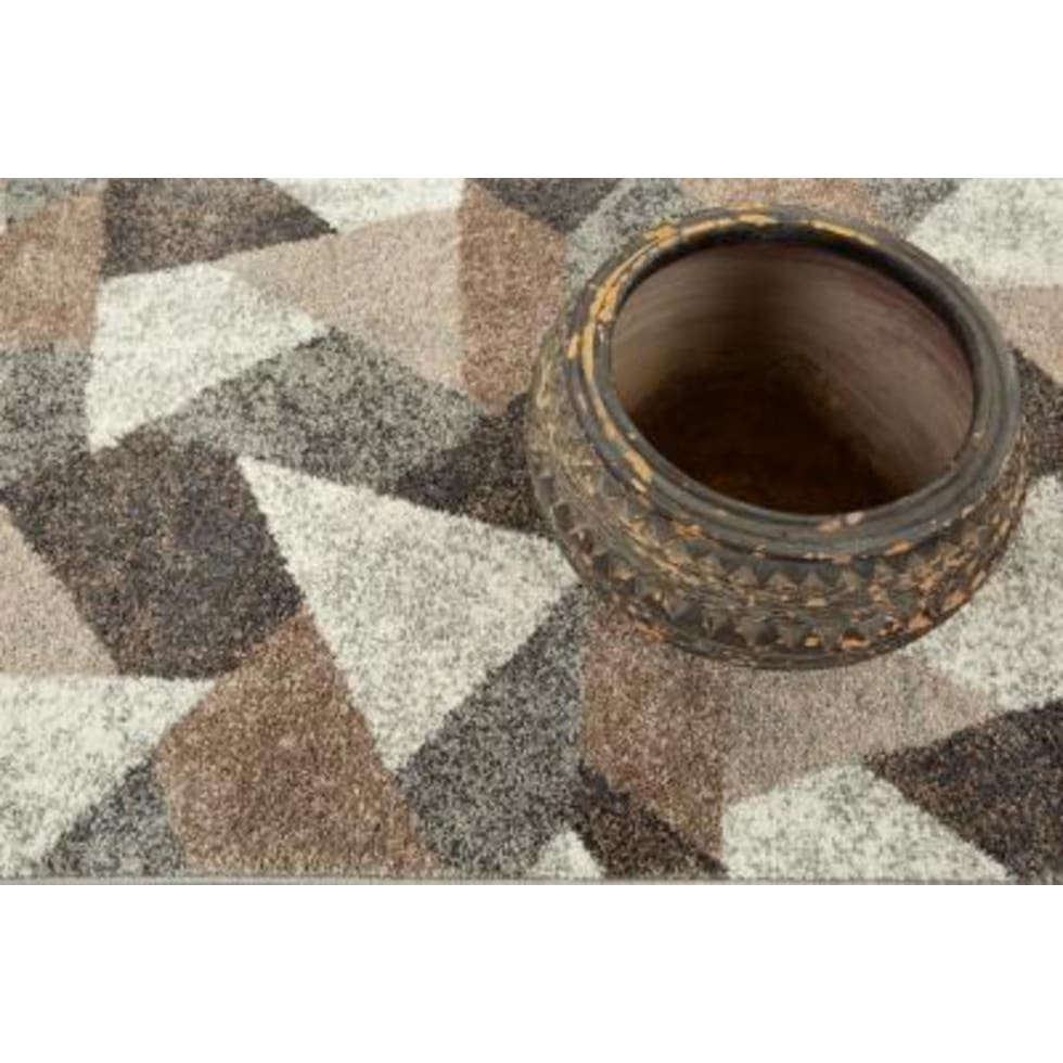 kolden brown gray light gray area rug  x    