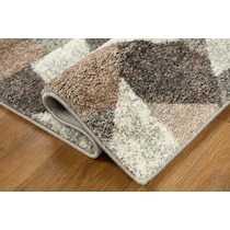 kolden brown gray light gray area rug  x    