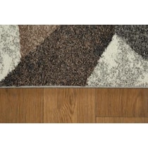 kolden brown gray light gray area rug  x    
