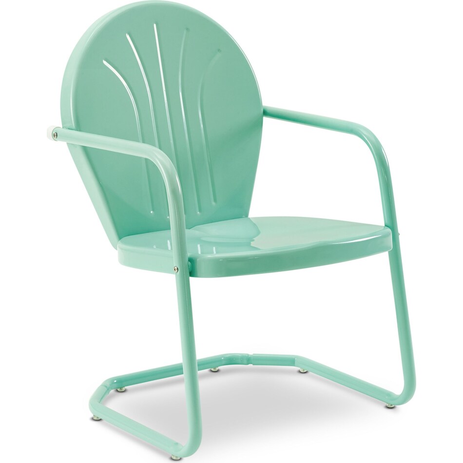 kona blue outdoor chair set   