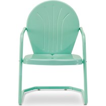 kona blue outdoor chair set   