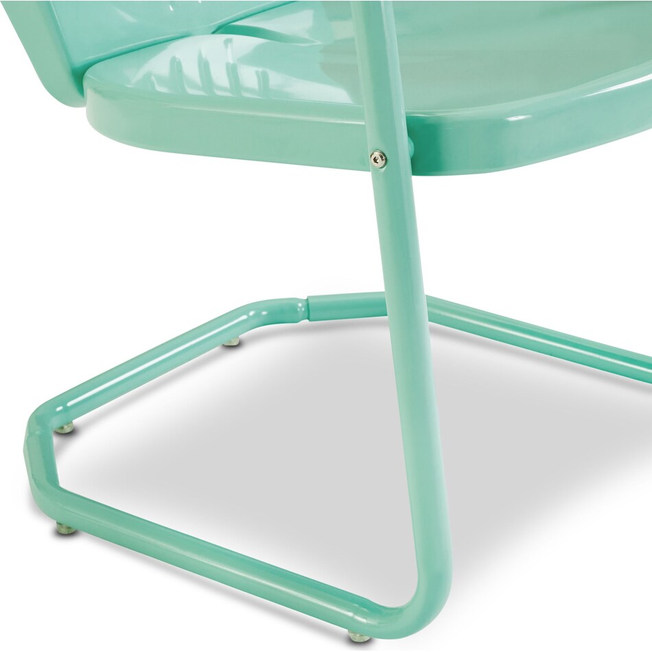 kona blue outdoor chair set   