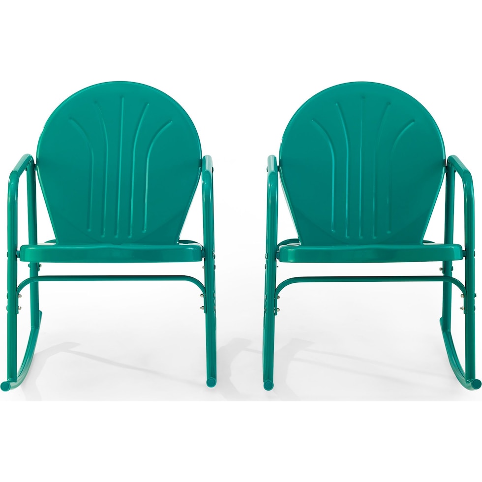 kona blue outdoor chair set   