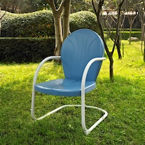 kona blue outdoor chair   