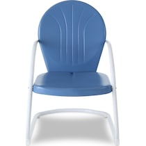 kona blue outdoor chair   