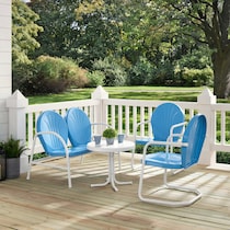 kona blue outdoor dinette   