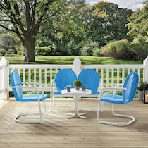 kona blue outdoor dinette   