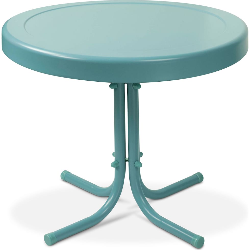 kona blue outdoor end table   