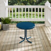 kona blue outdoor end table   