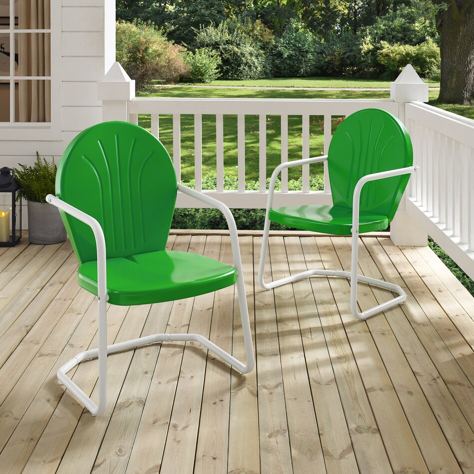 kona green outdoor chair   
