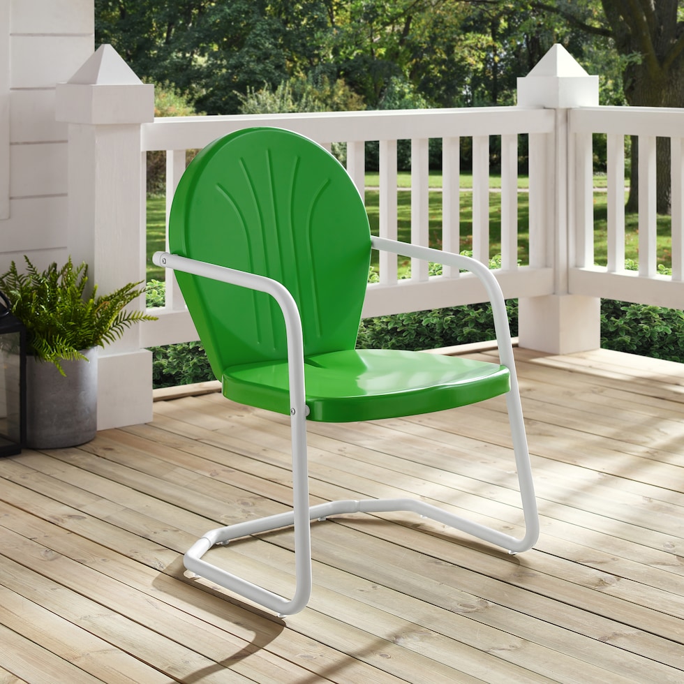 kona green outdoor chair   