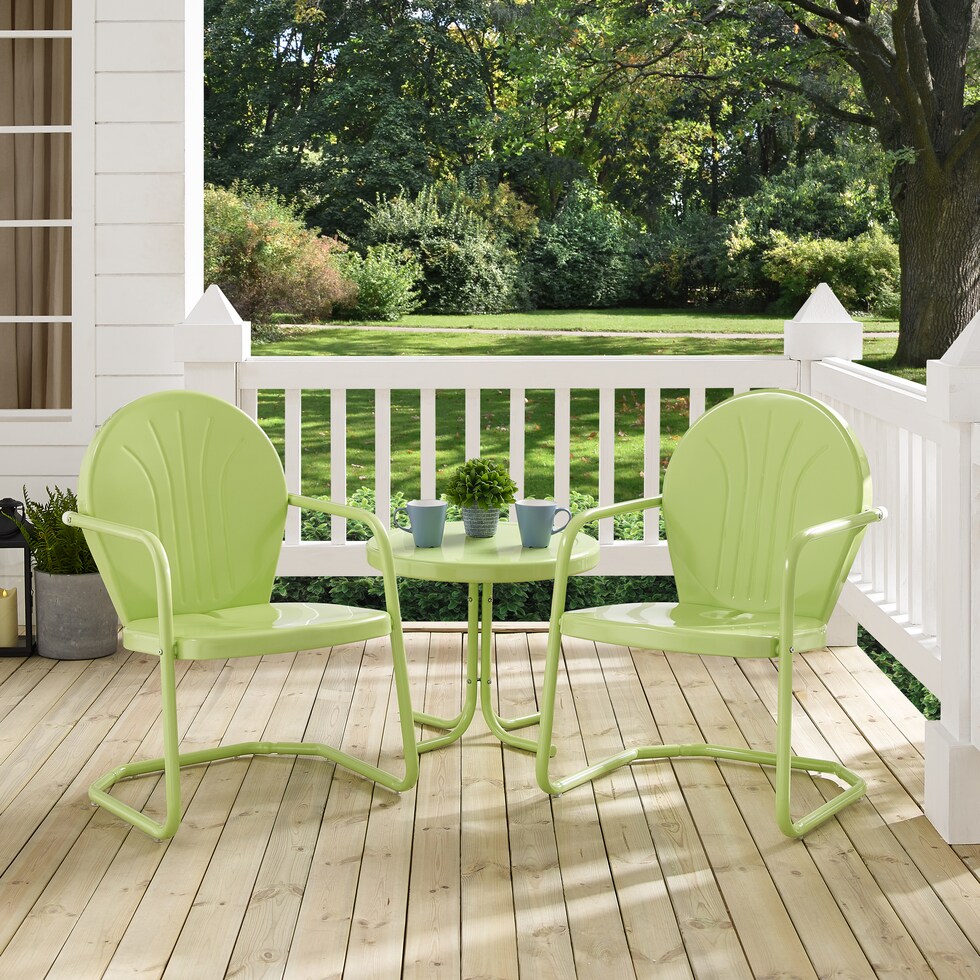 kona green outdoor dinette   