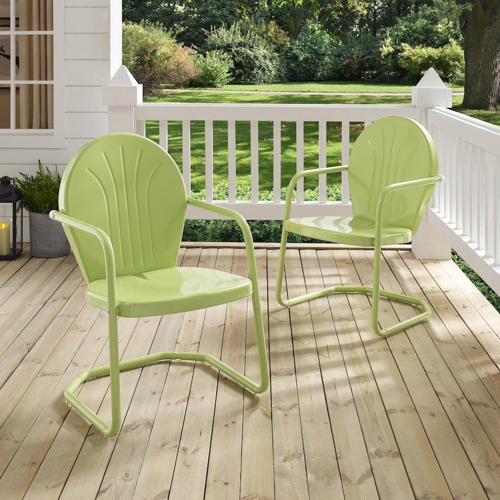 kona green outdoor dinette   