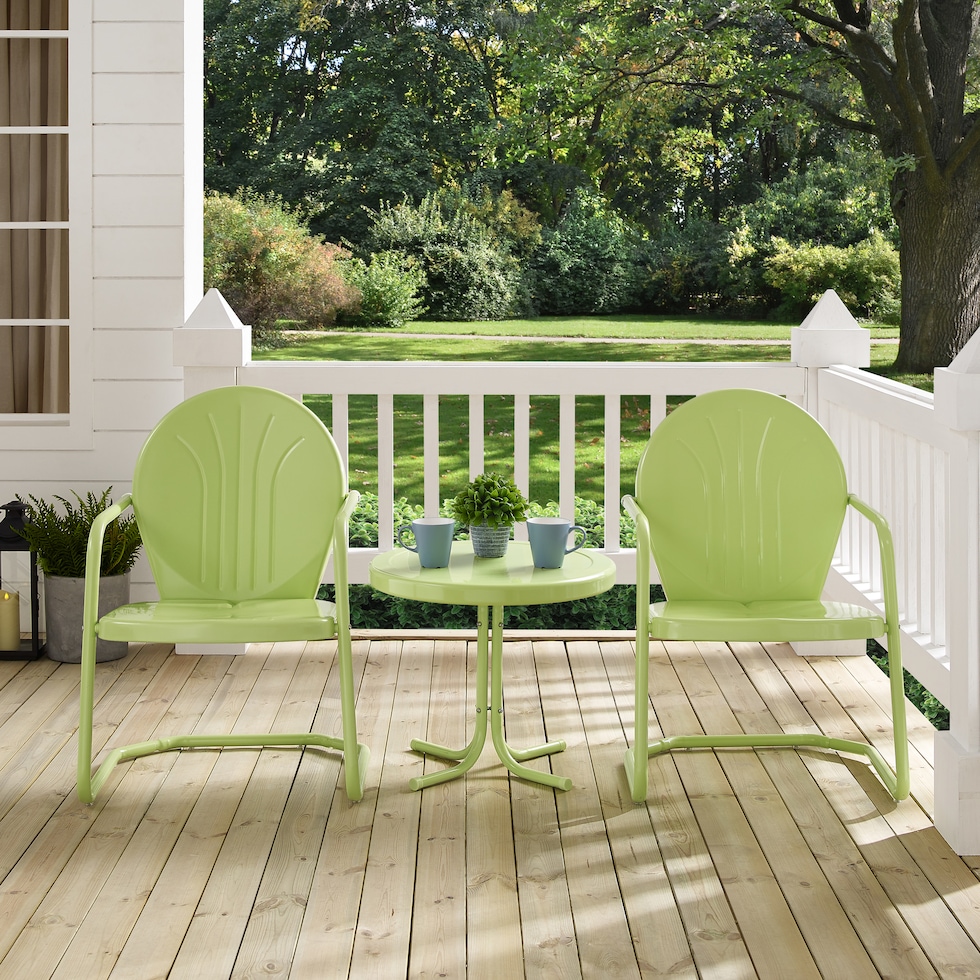 kona green outdoor dinette   