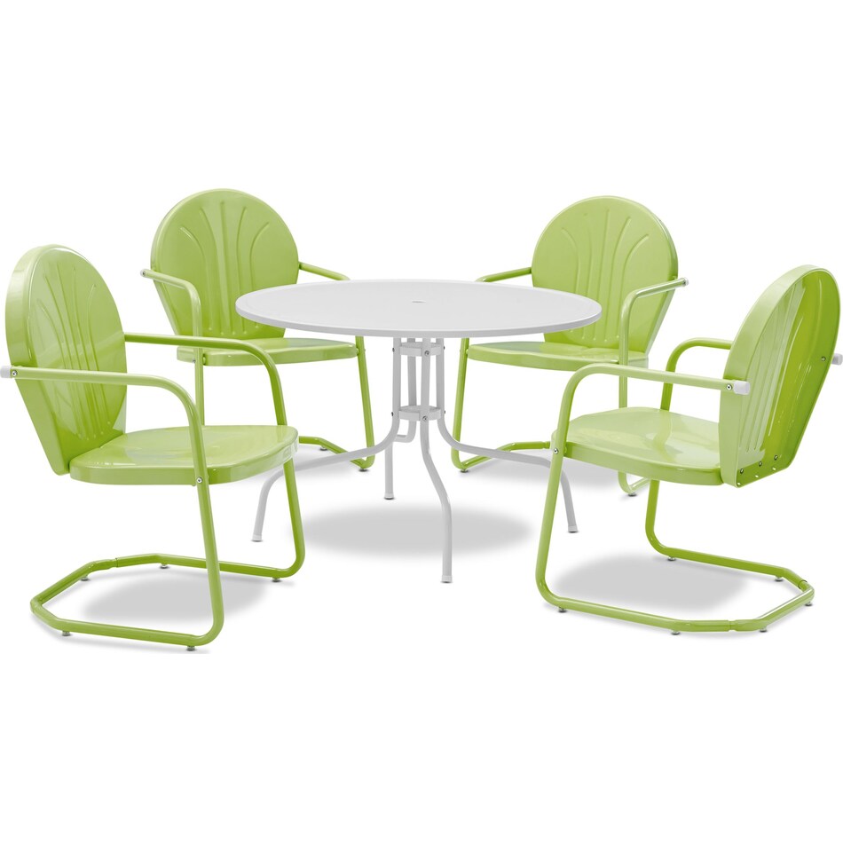 Kona 5Piece Outdoor Dining Set Value City Furniture