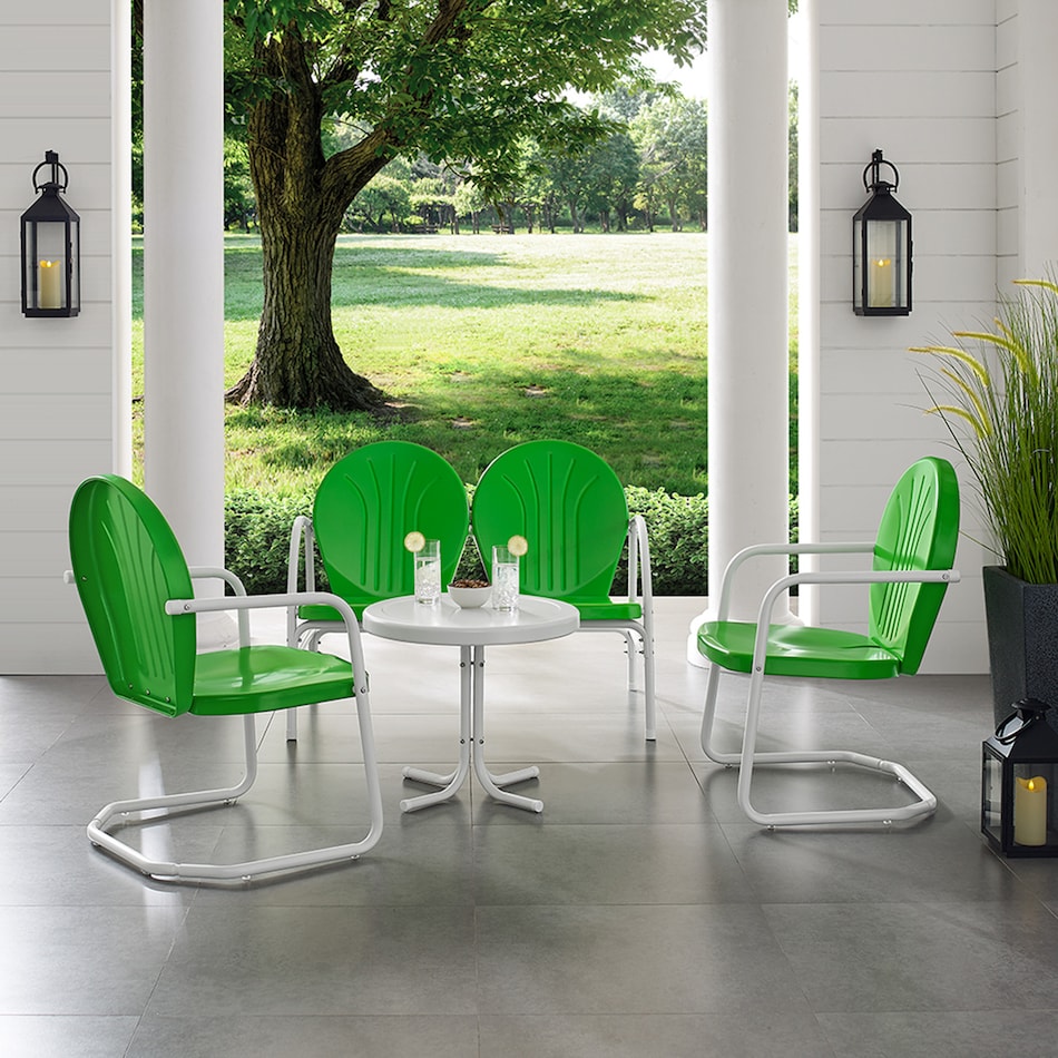 kona green outdoor dinette   