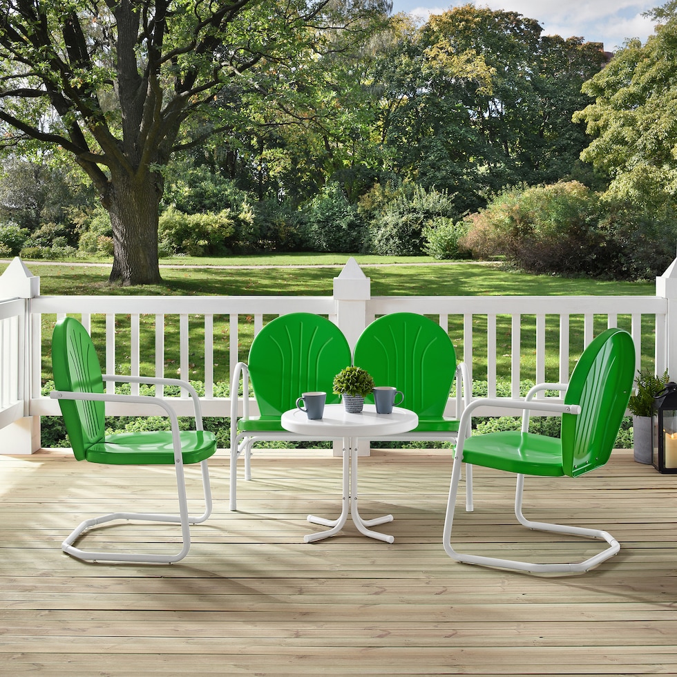 kona green outdoor dinette   