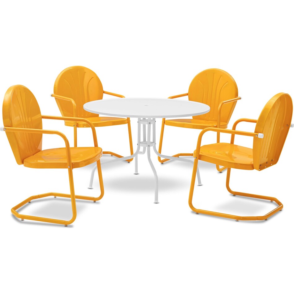 Kona 5Piece Outdoor Dining Set Value City Furniture