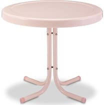 kona pink outdoor end table   