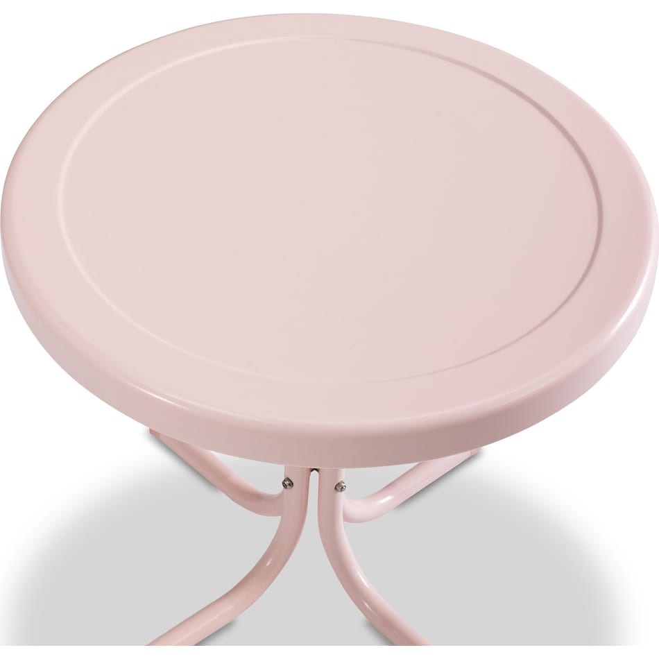 kona pink outdoor end table   