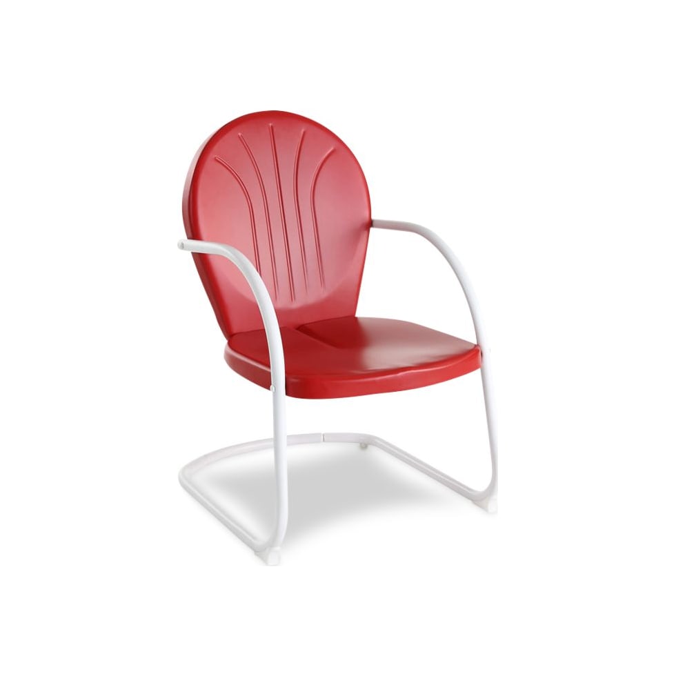 kona red outdoor chair   