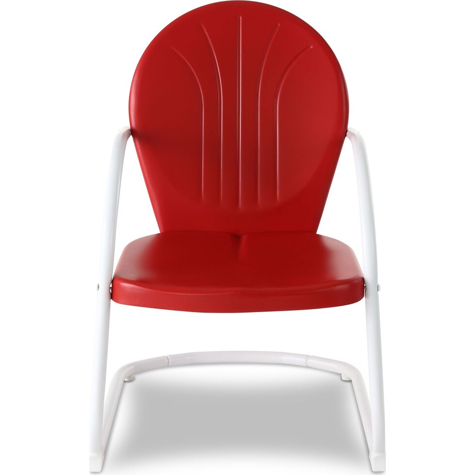 kona red outdoor chair   