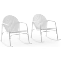 kona white outdoor chair set   