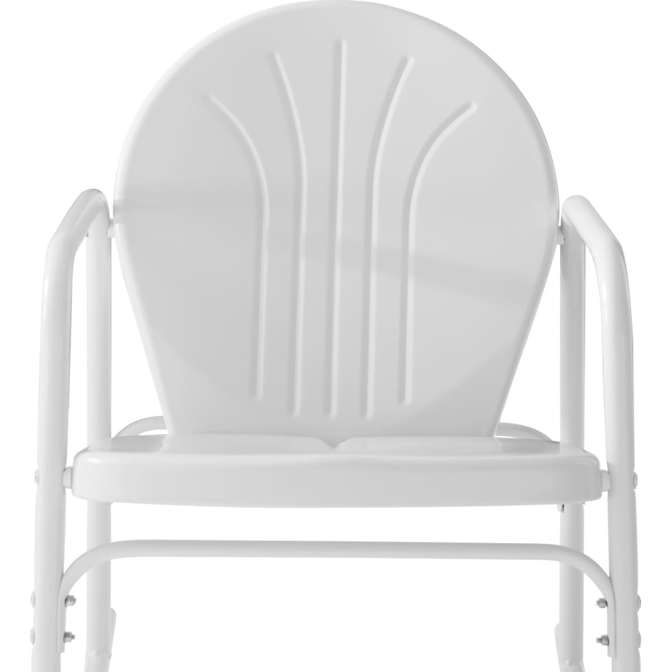 kona white outdoor chair set   