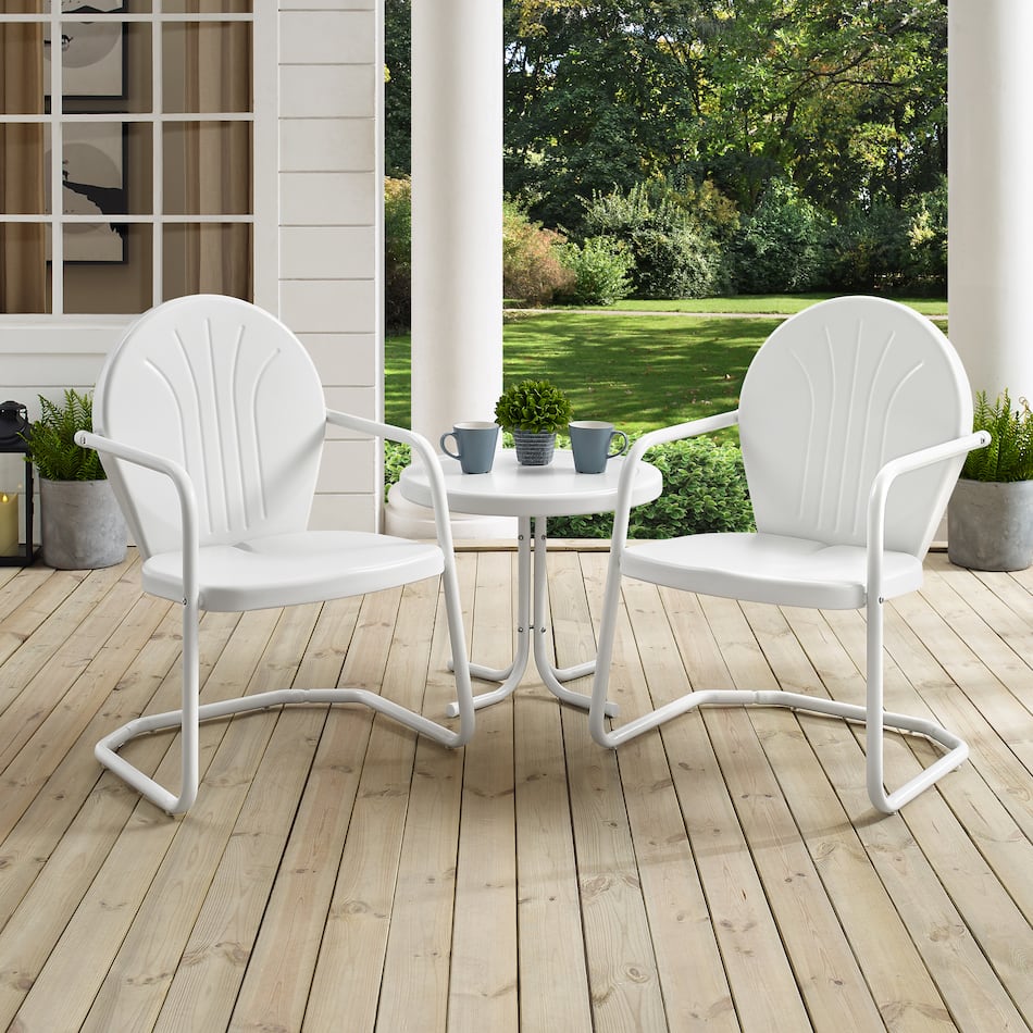 Kona Set of 2 Outdoor Chairs and Side Table Value City Furniture