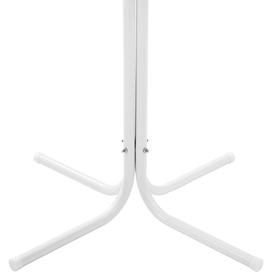 kona white outdoor dining table   