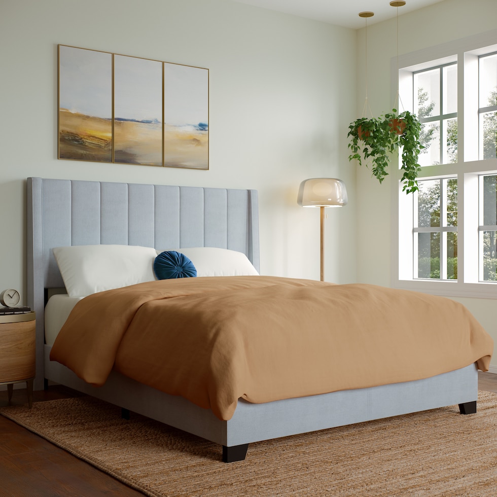 korey gray full bed   