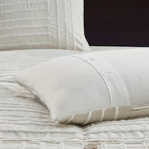 korey white king bedding set   
