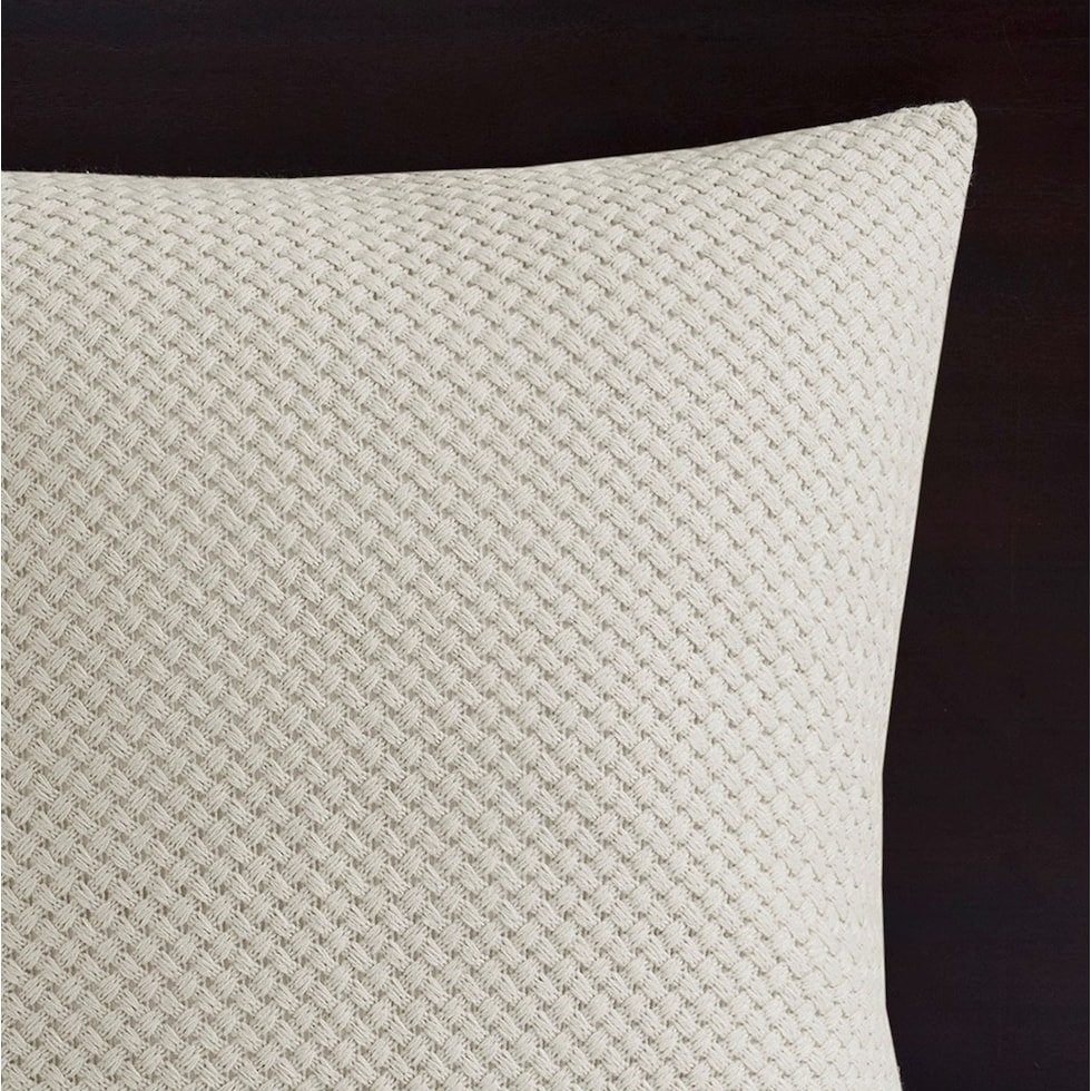 korey white king bedding set   