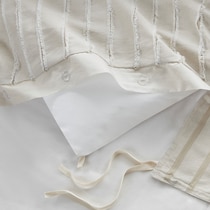 korey white king bedding set   