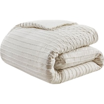 korey white king bedding set   
