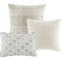 korey white king bedding set   