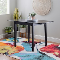 krigel black dining table   