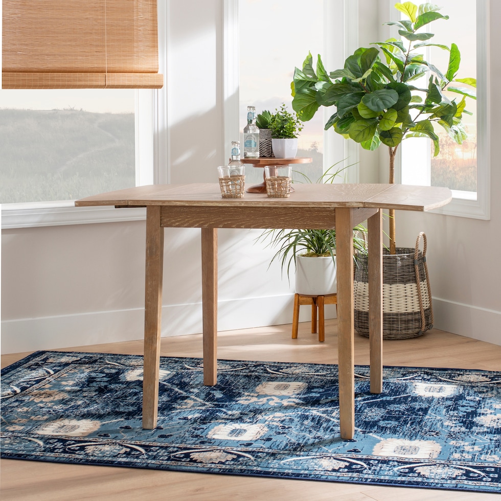 krigel light brown dining table   