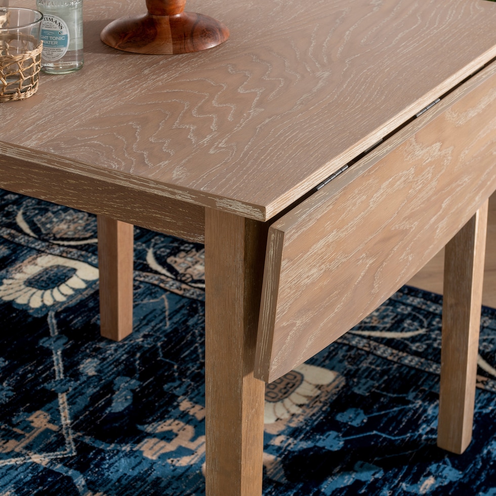 krigel light brown dining table   