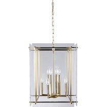 krista gold chandelier   