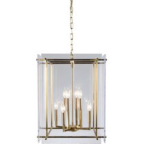 krista gold chandelier   