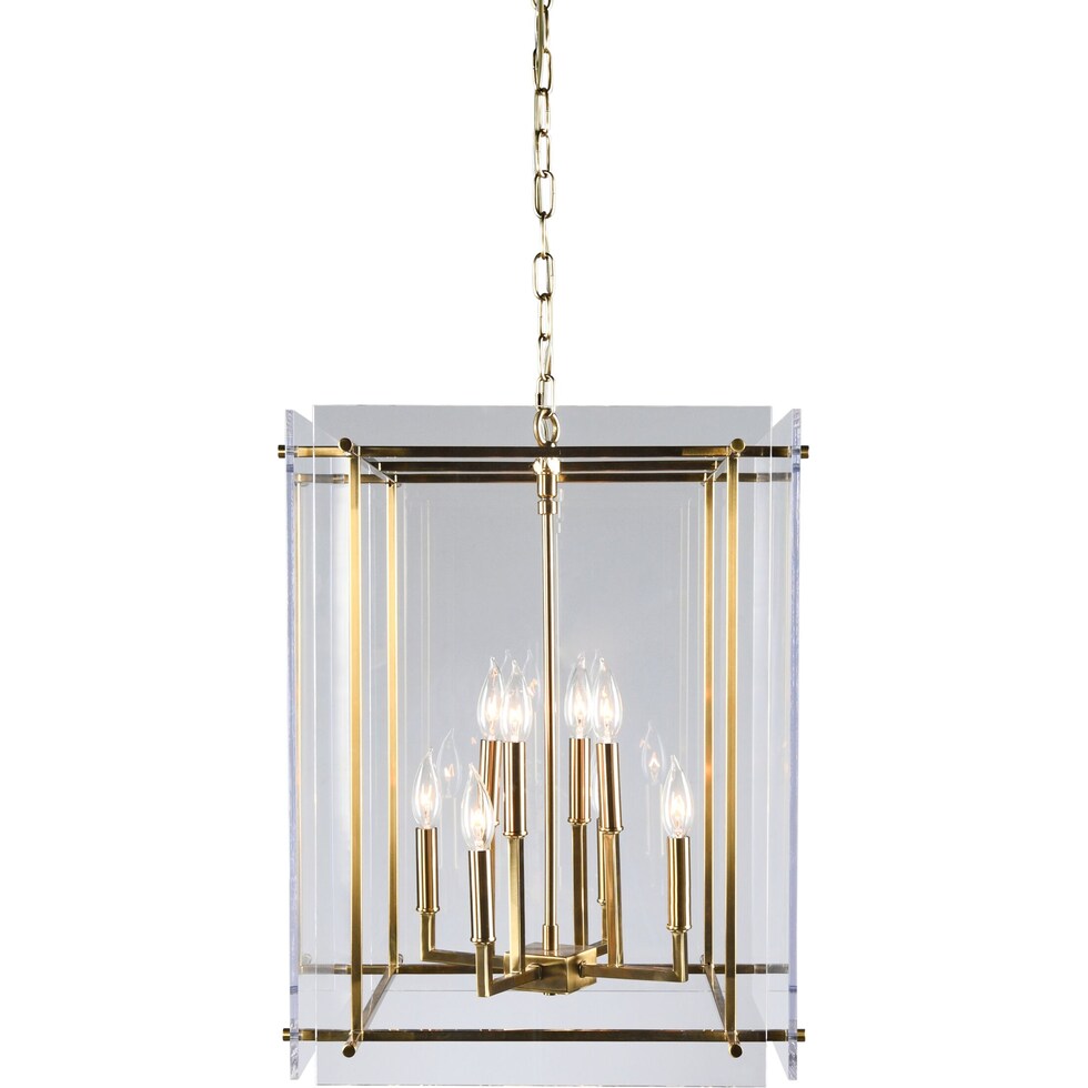 krista gold chandelier   