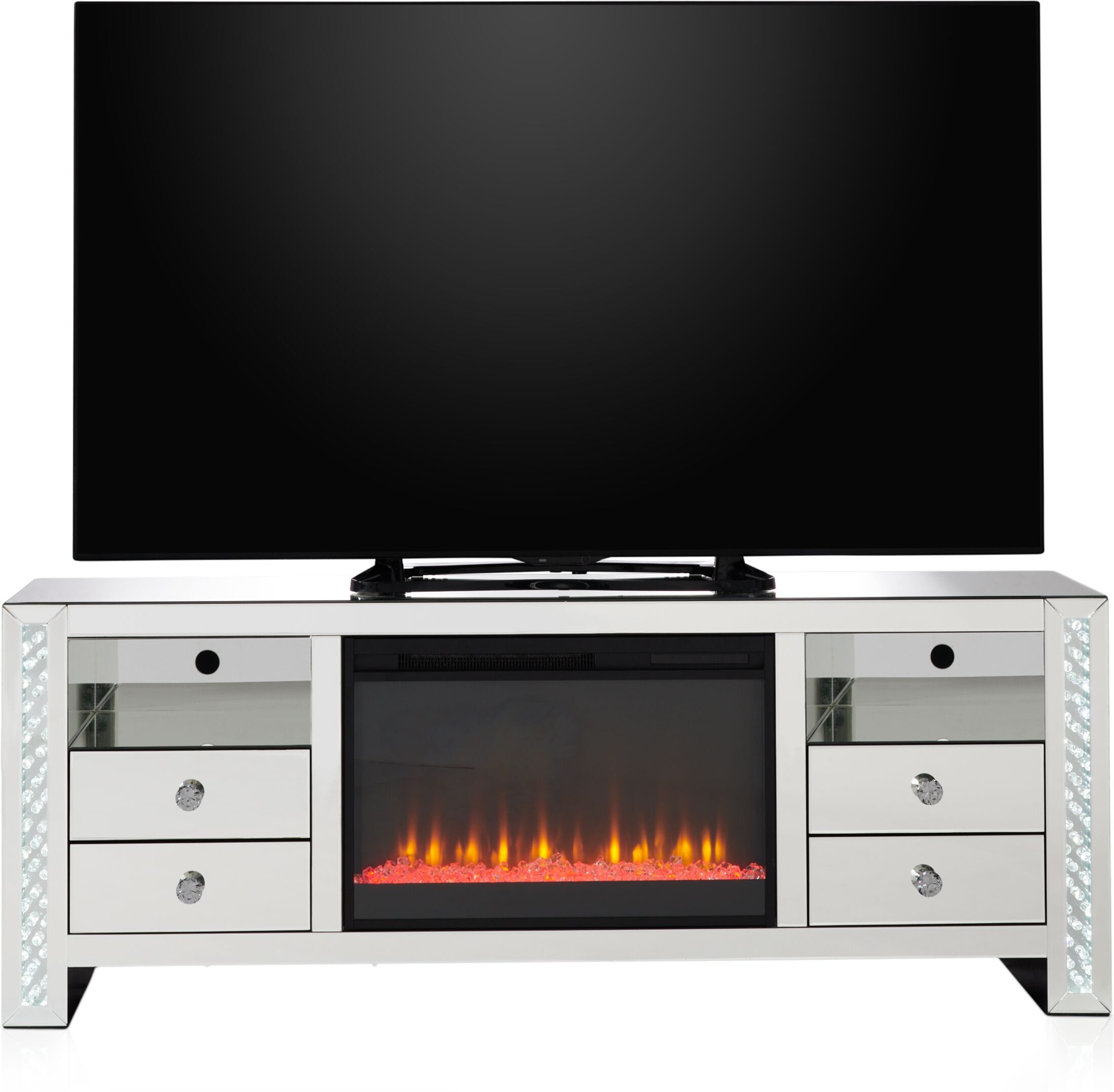 Krystal 67 Fireplace TV Stand Value City Furniture